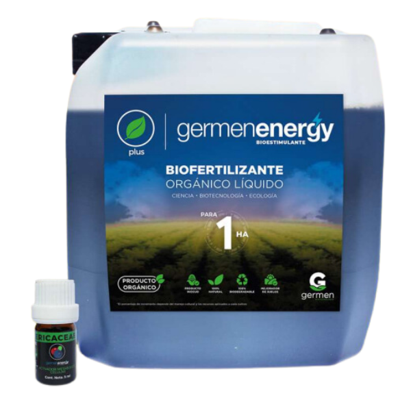 Kit Germen Energy Plus (Biofertilizante y Bioestimulante)